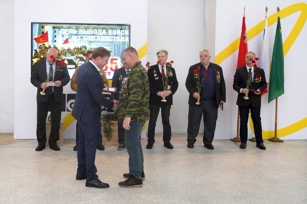 Вчера в Котельниках состоялось памятное мероприятие, посвященное 35-летию вывода Советских войск из Афганистана
