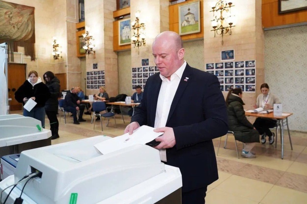 Глава городского округа Котельники проголосовал на выборах президента 