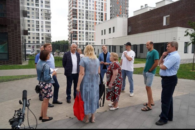 В Котельниках прошла встреча с жителями дома 5 по улице Сосновая