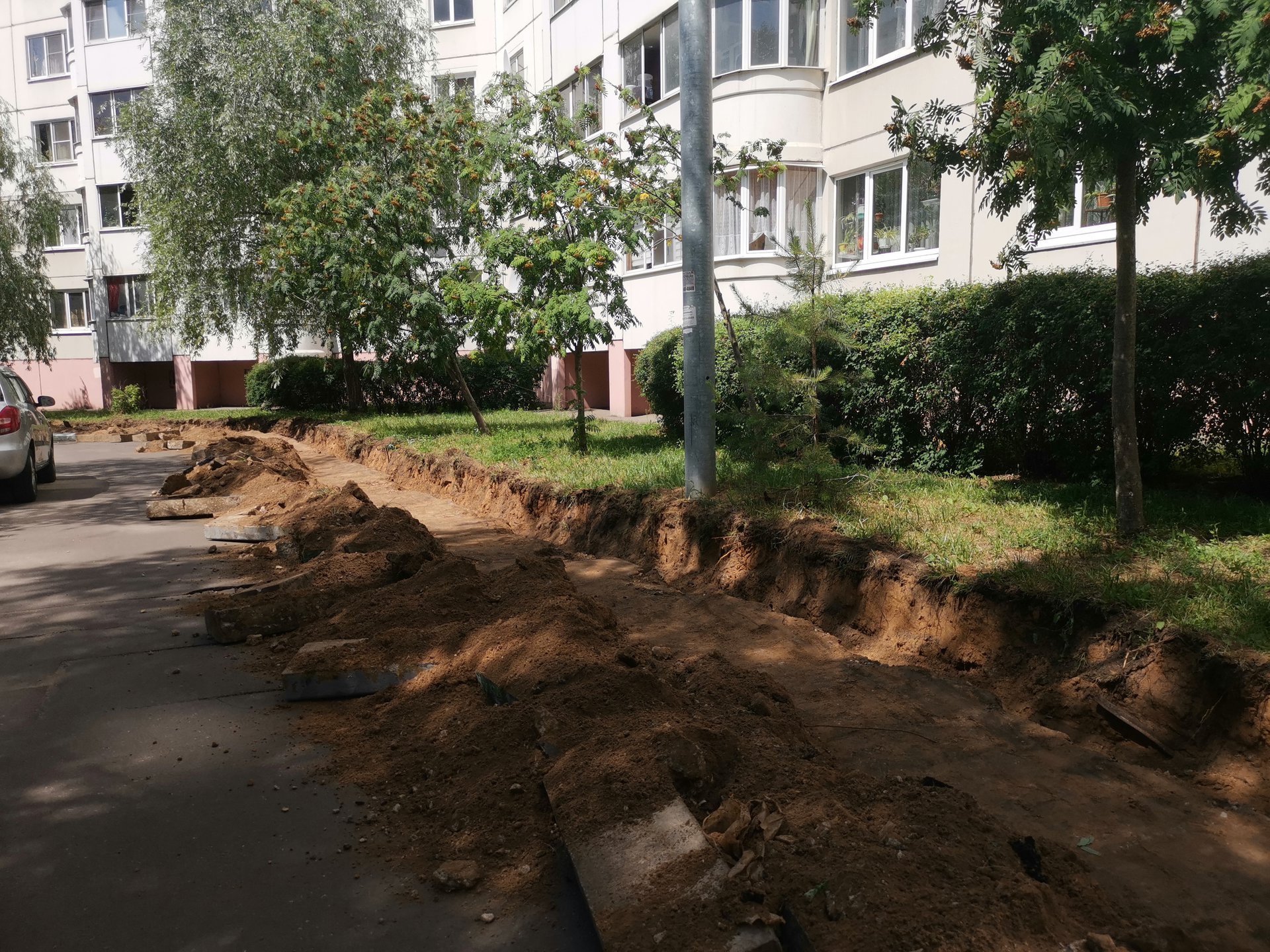 План благоустройства двора по адресу
